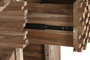DKD Home Decor Armario Colección Cubic Teca Reciclada 45 x 180 x 50 cm