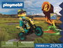 Playmobil CITY Action 70382 - Moto Todoterreno con Figura, Juguete para niños de 4 a 10 años