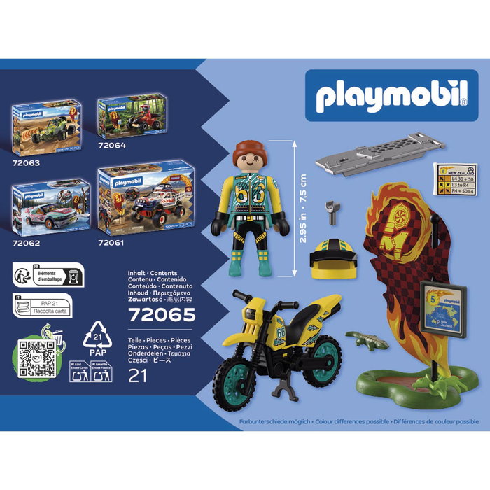 Playmobil City Action Moto Todoterreno Playmobil City Action Moto Todoterreno