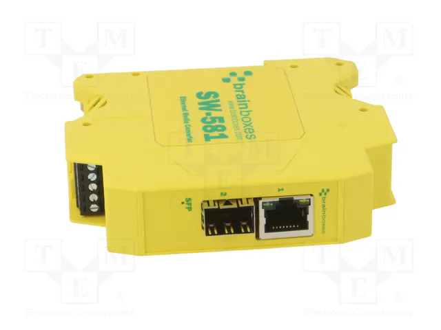 BRAINBOXES SW-581 Switch Ethernet no administrado de 2 puertos BRAINBOXES SW-581 Switch Ethernet no administrado de 2 puertos