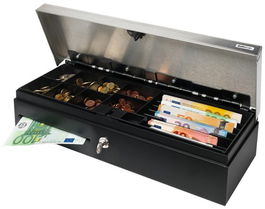 Cajon Portamonedas Safescan Sd-4617S 46Cm Rj12 Negro Apertura Vertical