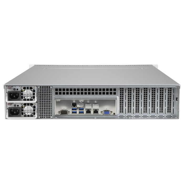 Super Micro Servidor 2U con 8 bahías 3.5" hot-swap SAS3/SATA y 2 fuentes 1200W