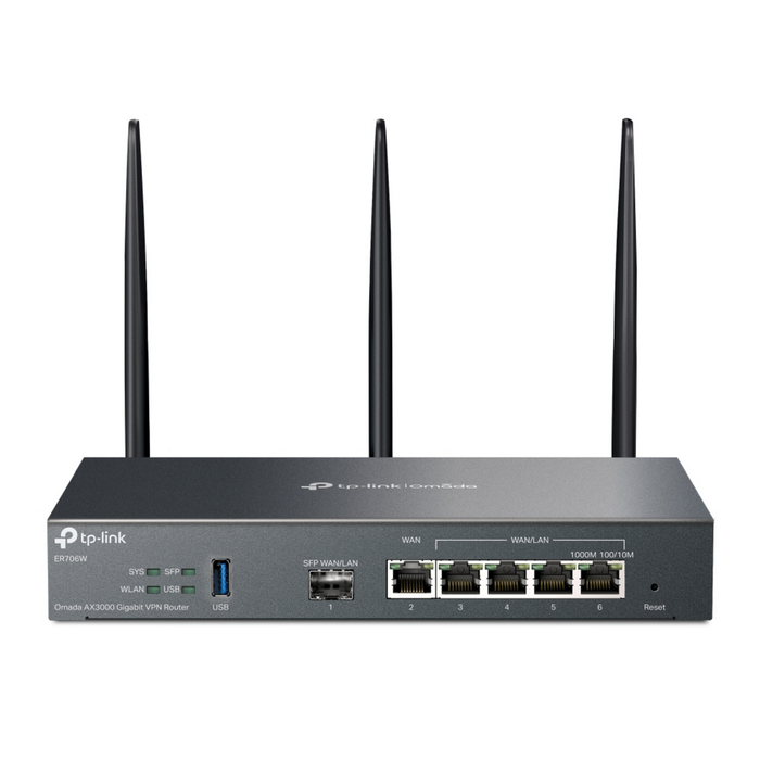 TP-Link Omada ER706W Router Inalámbrico Gigabit Doble Banda Negro TP-Link Omada ER706W Router Inalámbrico Gigabit Doble Banda Negro
