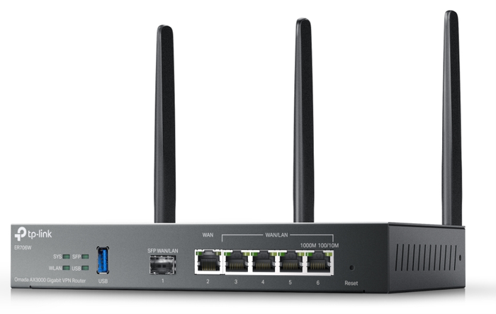 TP-Link Omada ER706W Router Inalámbrico Gigabit Doble Banda Negro TP-Link Omada ER706W Router Inalámbrico Gigabit Doble Banda Negro