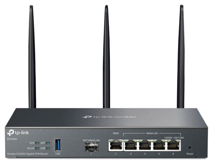 TP-Link Omada ER706W Router Inalámbrico Gigabit Doble Banda Negro TP-Link Omada ER706W Router Inalámbrico Gigabit Doble Banda Negro