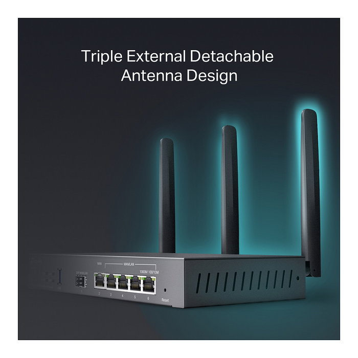 TP-Link Omada ER706W Router Inalámbrico Gigabit Doble Banda Negro TP-Link Omada ER706W Router Inalámbrico Gigabit Doble Banda Negro