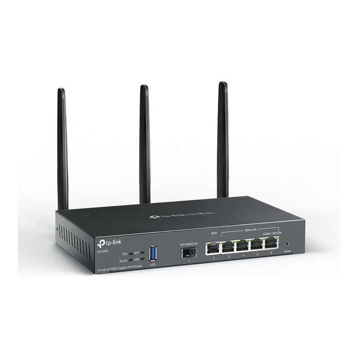TP-Link Omada ER706W Router Inalámbrico Gigabit Doble Banda Negro TP-Link Omada ER706W Router Inalámbrico Gigabit Doble Banda Negro