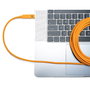 Tether Tools TetherPro USB-C a USB-C Right Angle naranja