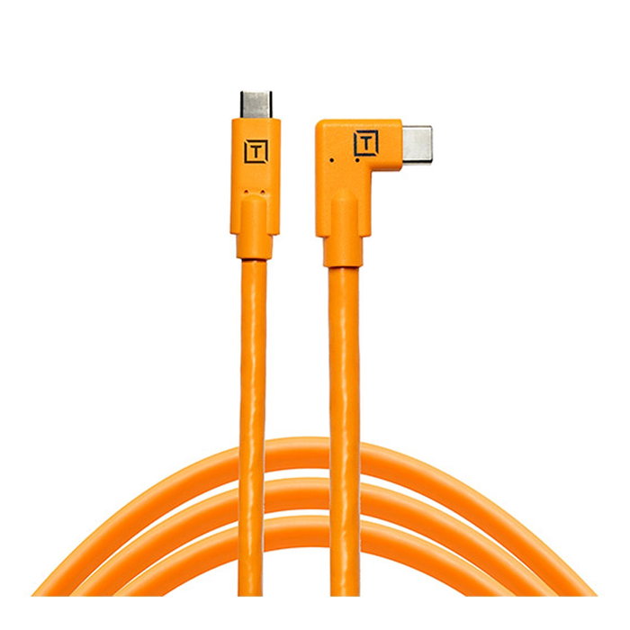 Tether Tools TetherPro USB-C a USB-C Right Angle naranja Tether Tools TetherPro USB-C a USB-C Right Angle naranja