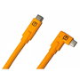 Tether Tools TetherPro USB-C a USB-C Right Angle naranja