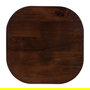Mesita Marrón Oscuro Madera de Mango 65 X 65 X 40 cm