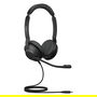 Jabra Evolve2 30 Auriculares Diadema con Micrófono Boom para Oficina, USB-C, Negro