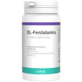 CODIVAL Dl-Fenilalanina 500Mg 100Cap. Aminoácido con funciones analgésicas y antidepresivas. Mejora concentración y memoria.