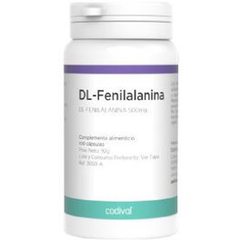 CODIVAL DL-Fenilalanina 500mg 100 cápsulas