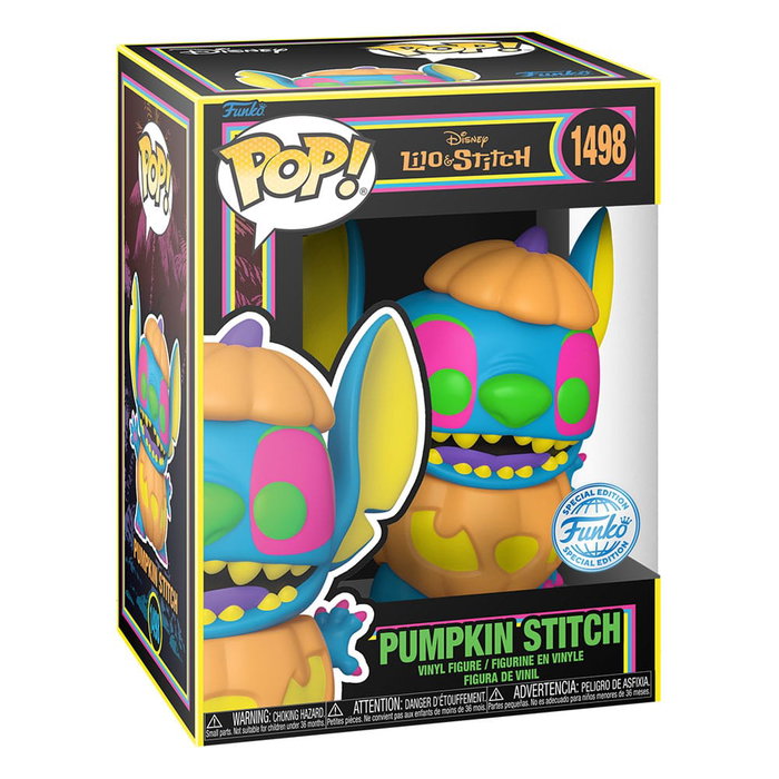 Lilo & Stitch Figura POP! Disney Vinyl Blacklight Pumpkin Stitch 9 cm Lilo & Stitch Figura POP! Disney Vinyl Blacklight Pumpkin Stitch 9 cm