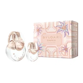 Bvlgari Omnia Crystalline Set para Mujer con Eau De Toilette de 100 ml y Miniatura de 15 ml