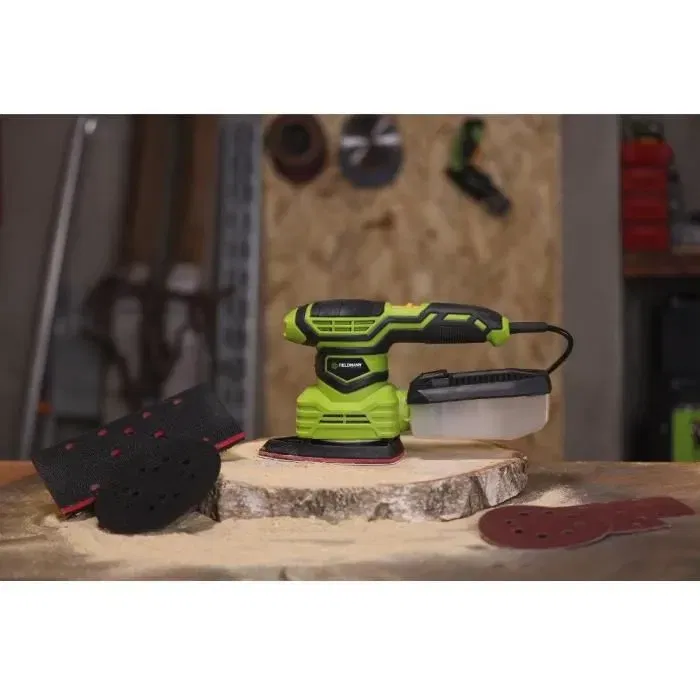 Fieldmann Lijadora de Hojas FDB 200221-E - 220 W - Velocidad Variable - Depósito de Polvo Extraíble