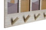 DKD Home Decor Perchero Boho Natural Multicolor 5 x 23.5 x 56 cm