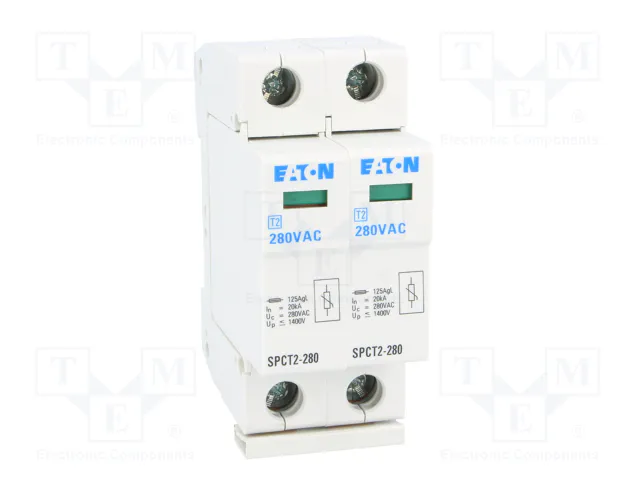 EATON ELECTRIC Limitador de sobretensiones Tipo 2 2 polos 280VAC 40kA