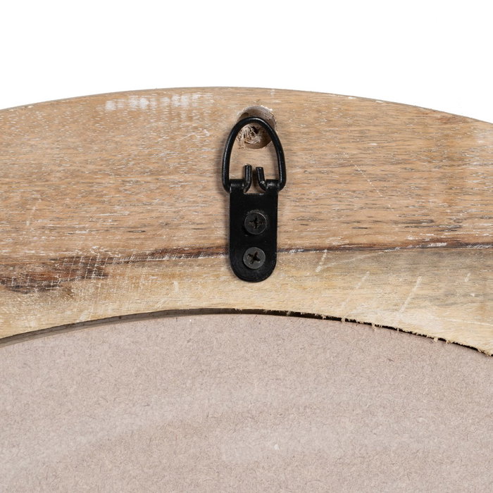 Espejo Pared Blanco Rozado Madera 76 X 2 X 76 cm Espejo Pared Blanco Rozado Madera 76 X 2 X 76 cm