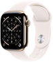Apple Watch Series 11 GPS + Cellular 42mm Gold Titanium Case | Light Blush Sport Band - M/L
