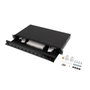 Lanberg Conmutador de fibra óptica 12XSC Simplex / 12XLC Duplex Rack 19'' 1U negro