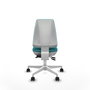 PIQUERAS Y CRESPO Silla de oficina Elche Turquesa con mecanismo Asincro