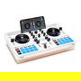 Hercules DJCONTROL MIX ULTRA Controladora DJ para Smartphone Android iOS con App djay, 10h Batería, 8 Pads, EQ, Faders, Jog Wheels