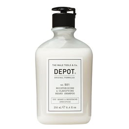 500 Beard & Mustache Specifics No. 501, Provitamina B5, Champú para barba, Hidratante y clarificante, 250 ml