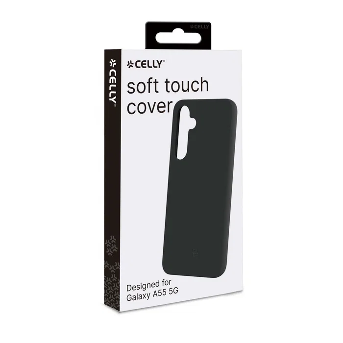 Celly CROMO1064BK Funda para Samsung Galaxy A55 5G 16,8 cm (6.6") - Negra - Resistente a Golpes y Rayones