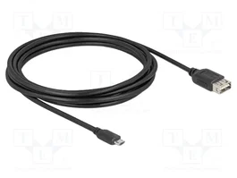DeLOCK 81520 Cable USB 2.0 Micro-USB B a USB Tipo A de 3 m