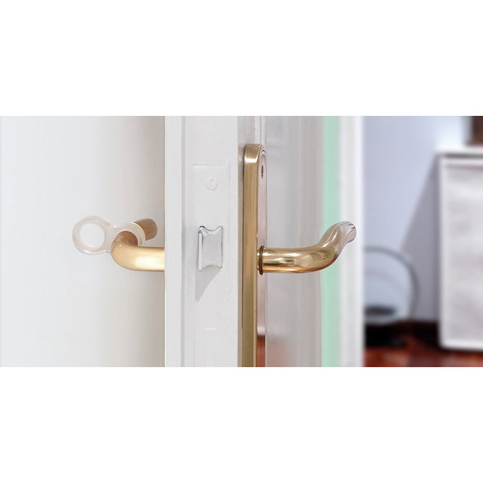 Rei Pack 2 Retenedores de Puerta Flexible Transparente Mod. 8