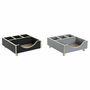 DKD Home Decor Organizador de Madera 18x18x7 cm Surtido de 2 Unidades