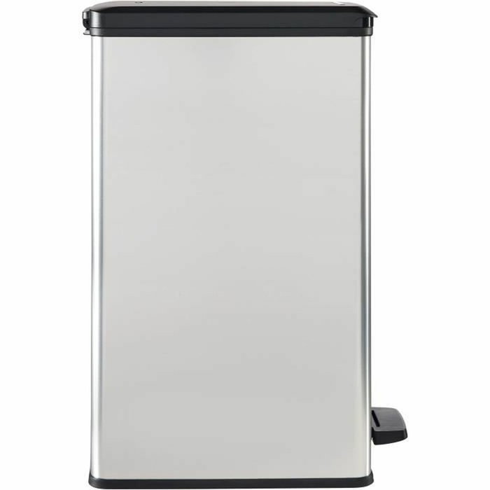 Curver Papelera Slim 40L Gris metalizado