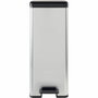 Curver Papelera Slim 40L Gris metalizado