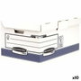 BANKERS BOX Contenedor de Archivos Maxi Azul con Tapa Fija