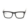 Vuarnet VL15120001 Gafas de Vista Hombre Negro con Patillas Flexibles