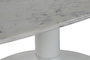 DKD Home Decor Mesa Centro Moderno Blanco Mármol Metal 70 x 39 x 120 cm