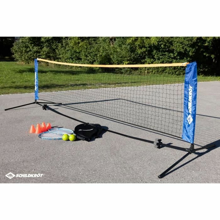 Schildkröt Fun Sports Mochila de tenis con 2 raquetas, fundas, pelotas y red