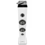 NGS Sky Charm Pro Altavoz Torre Bluetooth 5.4 40W RMS (80W PMPO) USB Óptica AUX Karaoke Entrada Micrófono Blanco