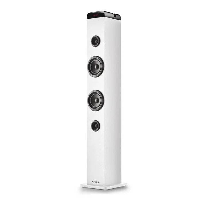 NGS Sky Charm Pro Torre de Sonido Blanca 80W NGS Sky Charm Pro Torre de Sonido Blanca 80W