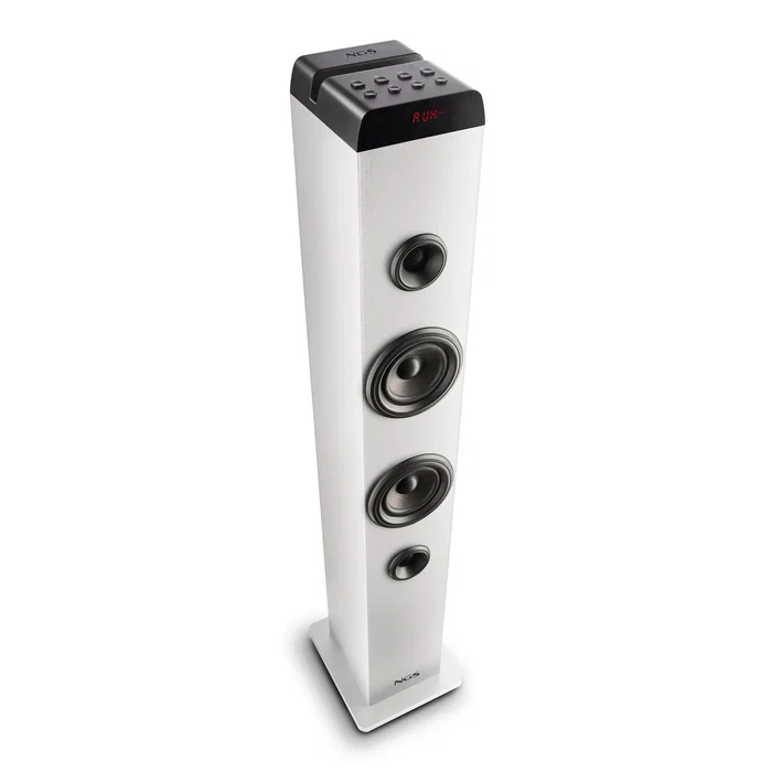 NGS Sky Charm Pro Torre de Sonido Blanca 80W NGS Sky Charm Pro Torre de Sonido Blanca 80W