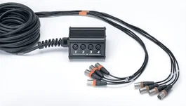 Cordial Caja De Escenario 8 Entradas XLR Cable 15 M