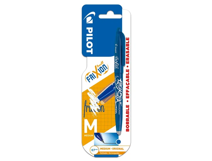 Pilot Boligrafo Frixion Ball Borrable 0,7 mm Punta Media Azul en Blister