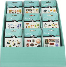 Stickers Maildor Cooky Vacaciones Verano Expositor De 90