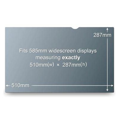 3M Filtro de Privacidad PF23.0W9 para Pantalla de 23 Pulgadas, Widescreen (16:9), Negro