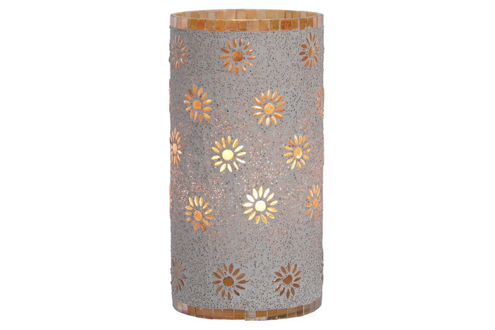 DKD Home Decor Lampara Sobremesa Indio Blanco Cobre 15x30x15 cm 4 Unidades