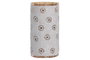 DKD Home Decor Lampara Sobremesa Indio Blanco Cobre 15x30x15 cm 4 Unidades