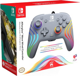 PDP Afterglow Wave Wired Controller Gris para Switch 2