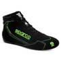 Sparco Botines Slalom 2022 Talla 44 Negro-Verde S00129544NRVF FIA 8856-2018 SFI3.3/5